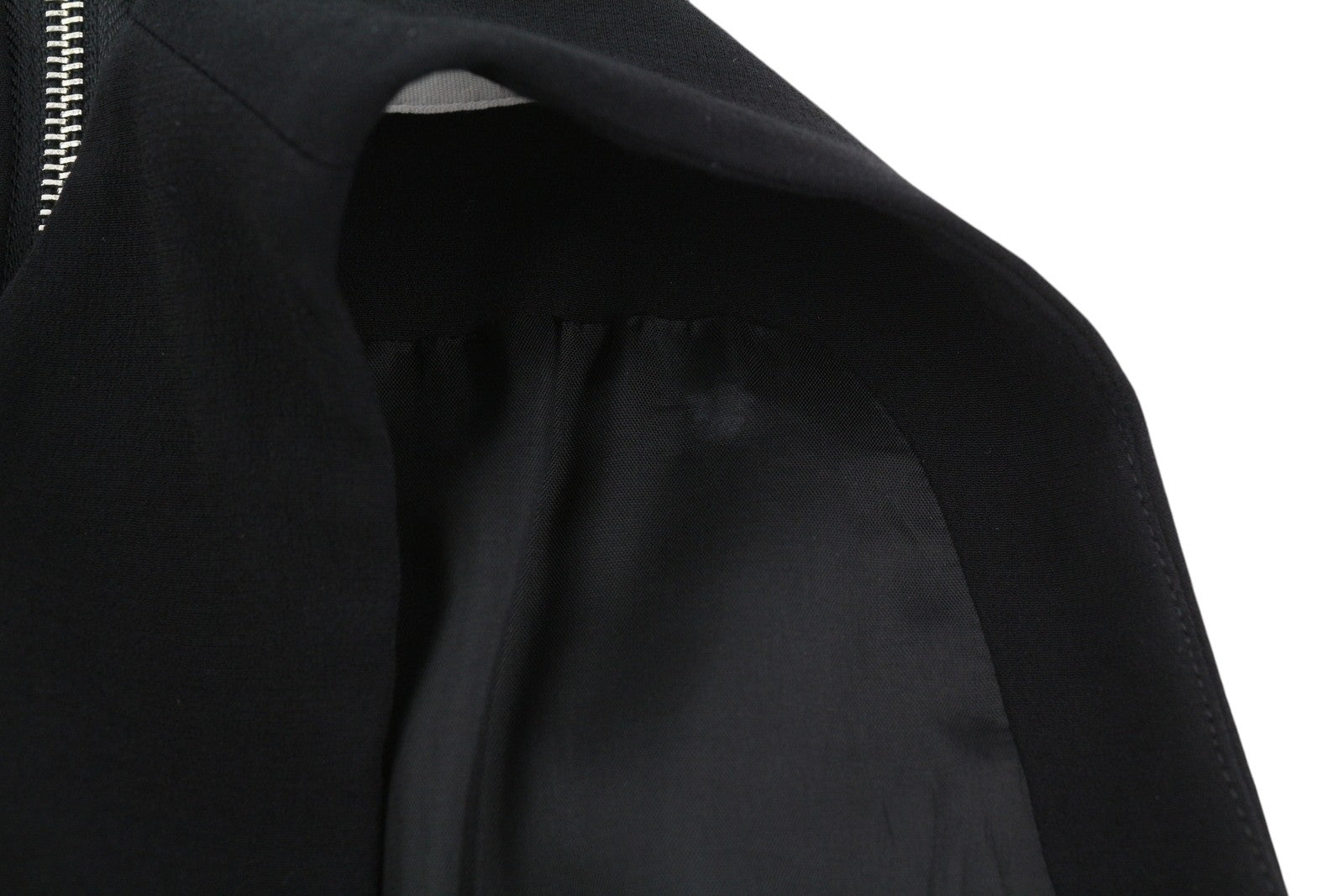 BEL AIR Women Dress 3 Black Sleeveless Crew Neck Lined Pleated Patterned Mini