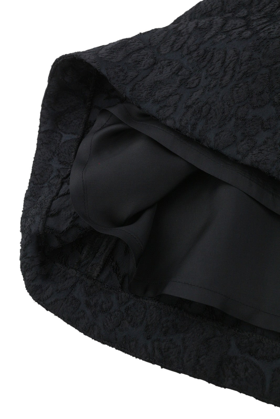 BEL AIR Women Dress 3 Black Sleeveless Crew Neck Lined Pleated Patterned Mini