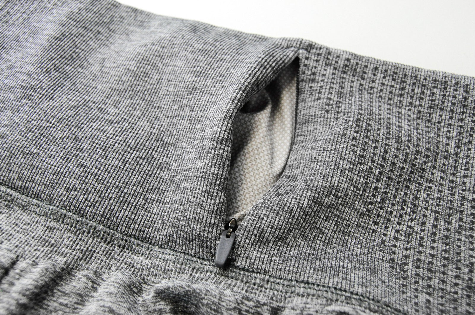 GYMSHARK Women M Grey Logo Zip Pocket Activewear Stretch Sport Leggings