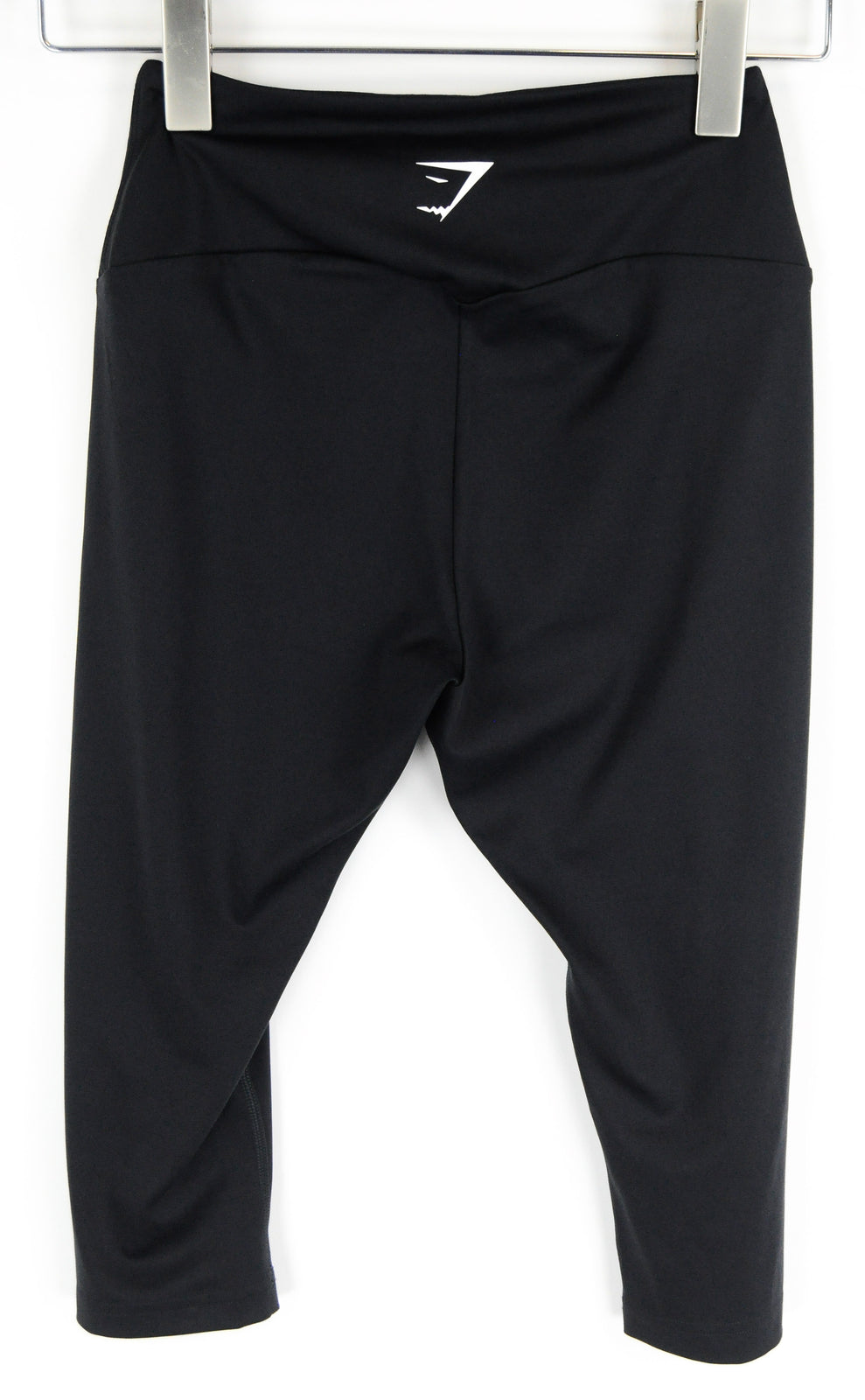 GYMSHARK Training Women Sport Leggings S Cropped Black Stretch Activewear Gym