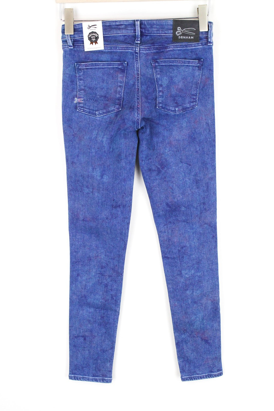 DENHAM Spray Women's Super Tight Fit W25/L28 Blue Cotton Stretch Denim Jeans