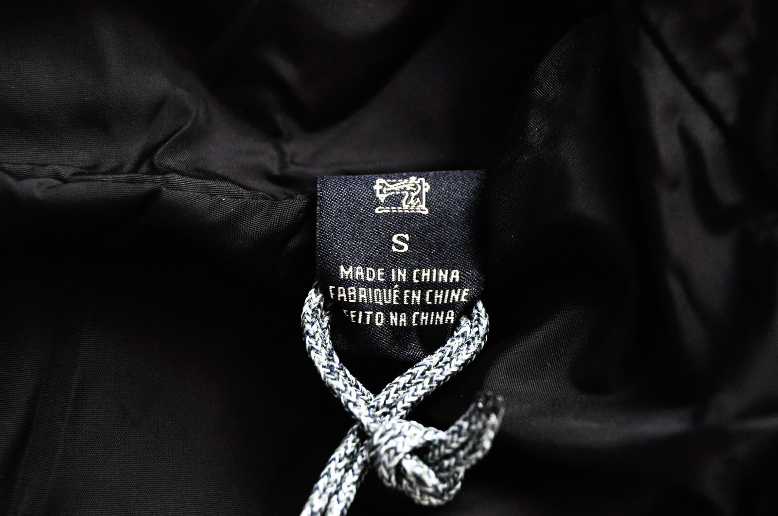 SCOTCH & SODA Men Hooded Windbreaker Jacket S Black Melange Palm Print