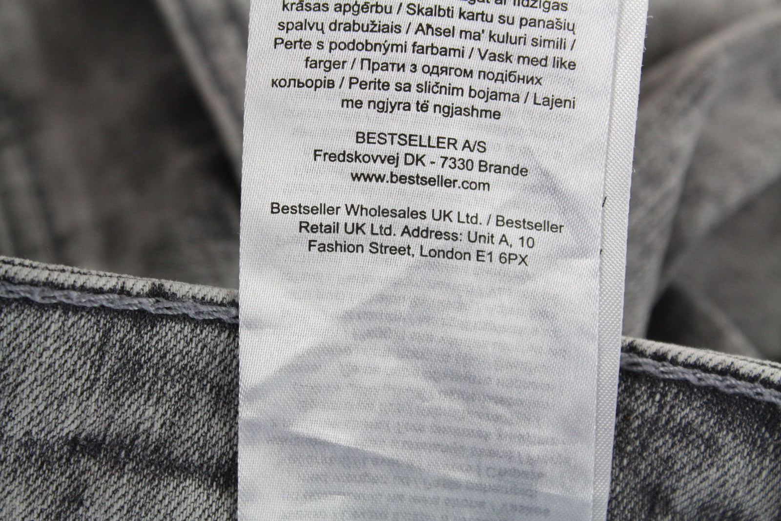 ONLY Coral Life Women Jeans W27/L28 Grey Distressed Slim Skinny Fit Low Waist