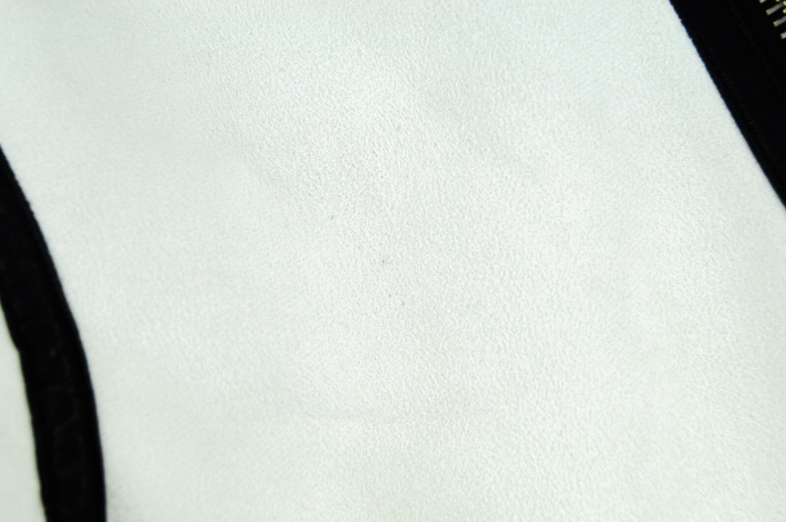 MAISON SCOTCH Women Jacket S Faux Leather Suede Off-White Short Studded Faux Fur