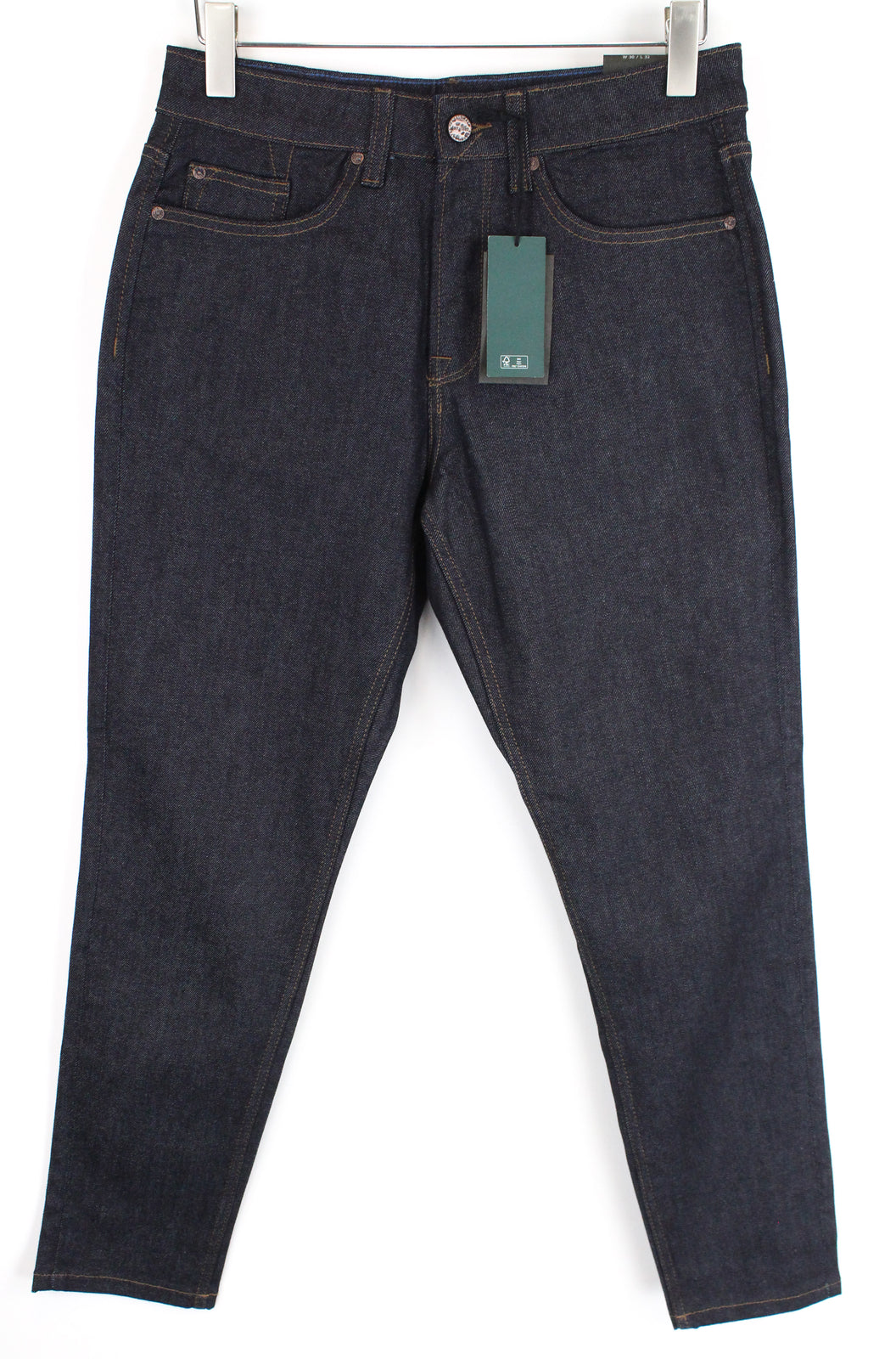 ONLY &amp; SONS Onsavi Life vyriški džinsai W30/L32 tamsiai mėlyni, siaurėjantys, skalbti skalaujant