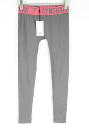 GYMSHARK Women Leggings XS Slate Lavender Stretch Fit Workout Trousers