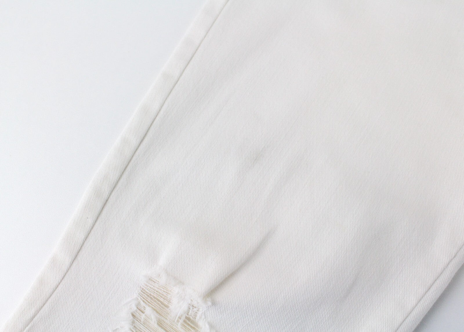 MAISON SCOTCH Joni Women Jeans ~W30 White Distressed Classic Denim Stretch~