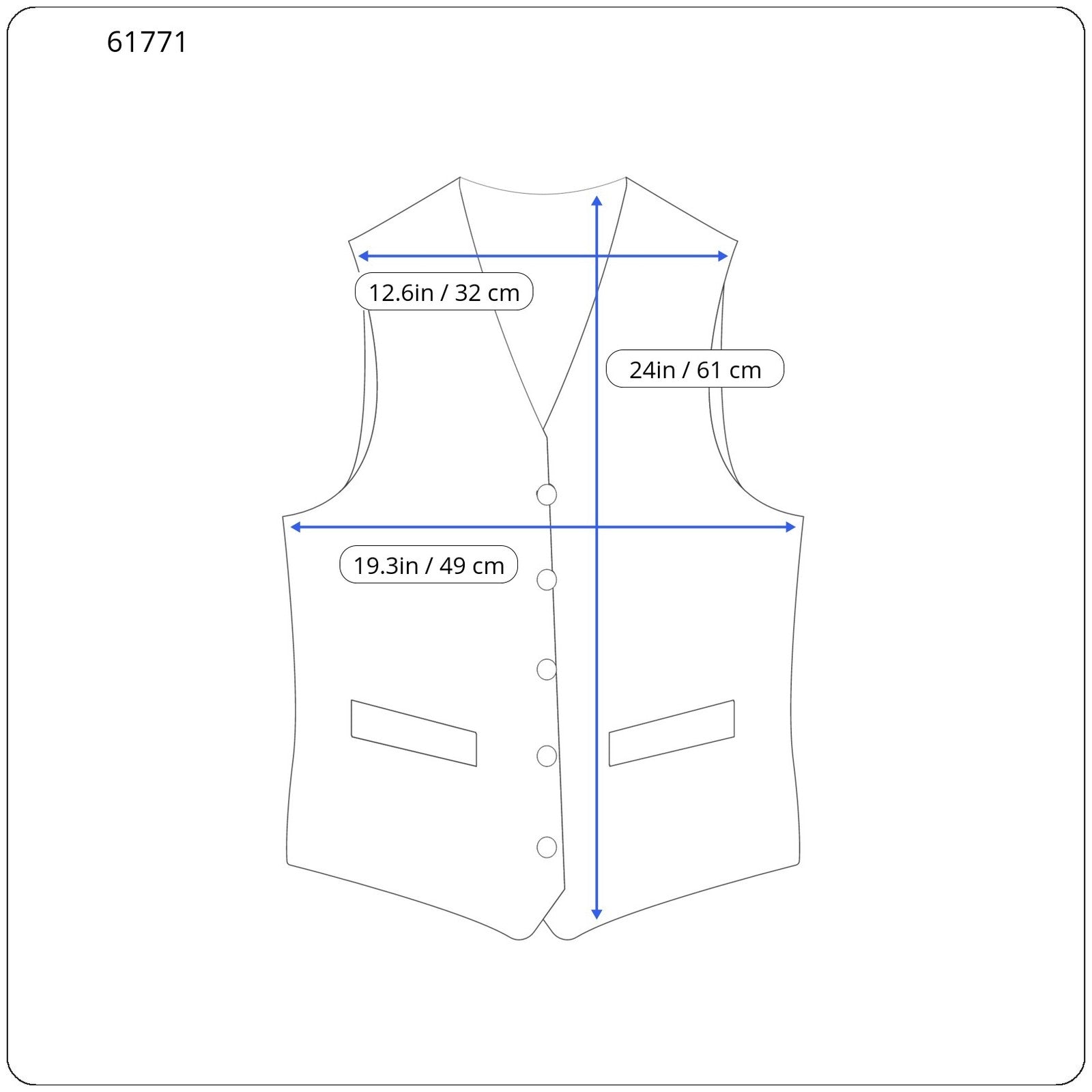 SUITSUPPLY Men's Waistcoat UK38R Blue Wool Linen Single-Breasted U-Neck Vest
