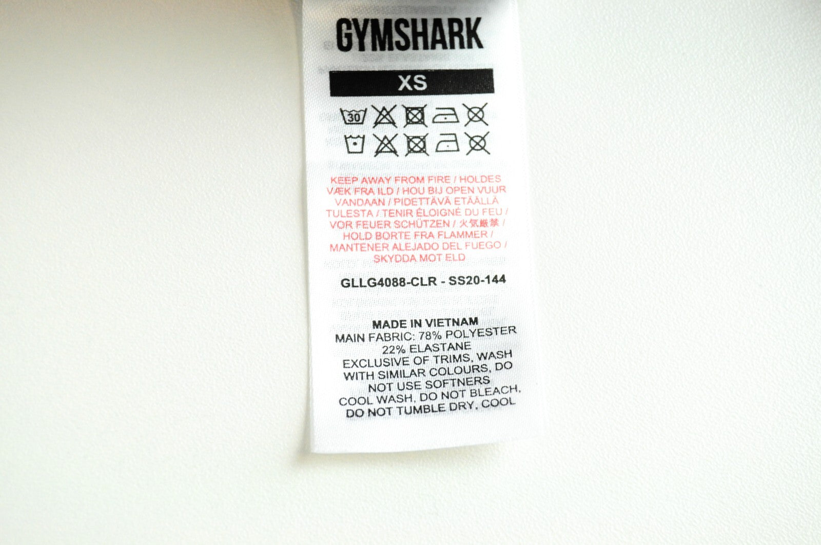 GYMSHARK Women Leggings XS Claret Red Stretch Workout Focus Trousers