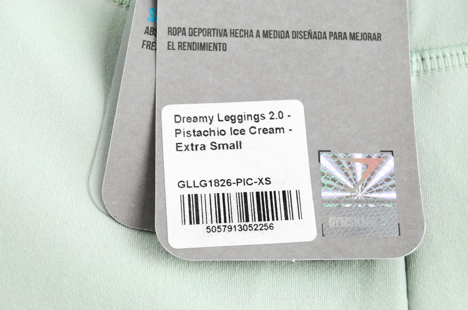 GYMSHARK Women Leggings XS Pistachio Green Dreamy Stretch Fit Trousers