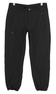 THE NORTH FACE Men Trousers W34 Black Trekking Half Fleece Lined Zip Fly Logo