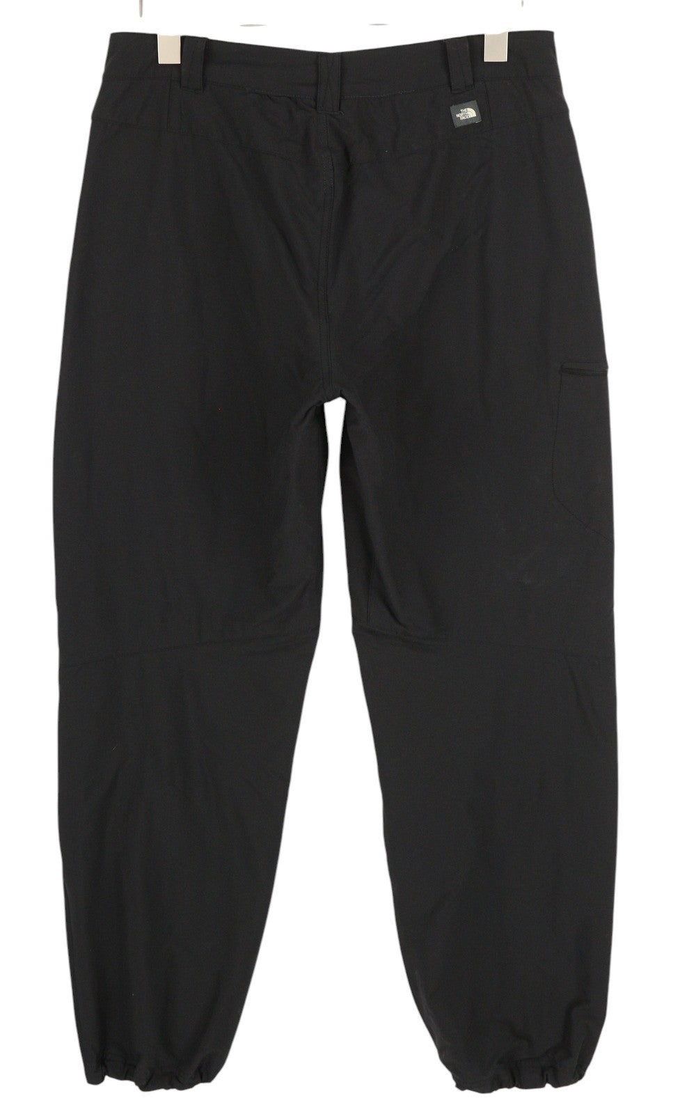 THE NORTH FACE Men Trousers W34 Black Trekking Half Fleece Lined Zip Fly Logo