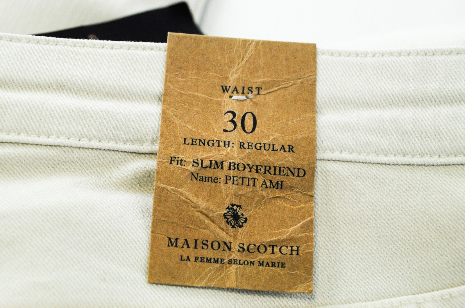 SCOTCH & SODA Women W30 Slim Boyfriend Jeans Vented Seams Distressed