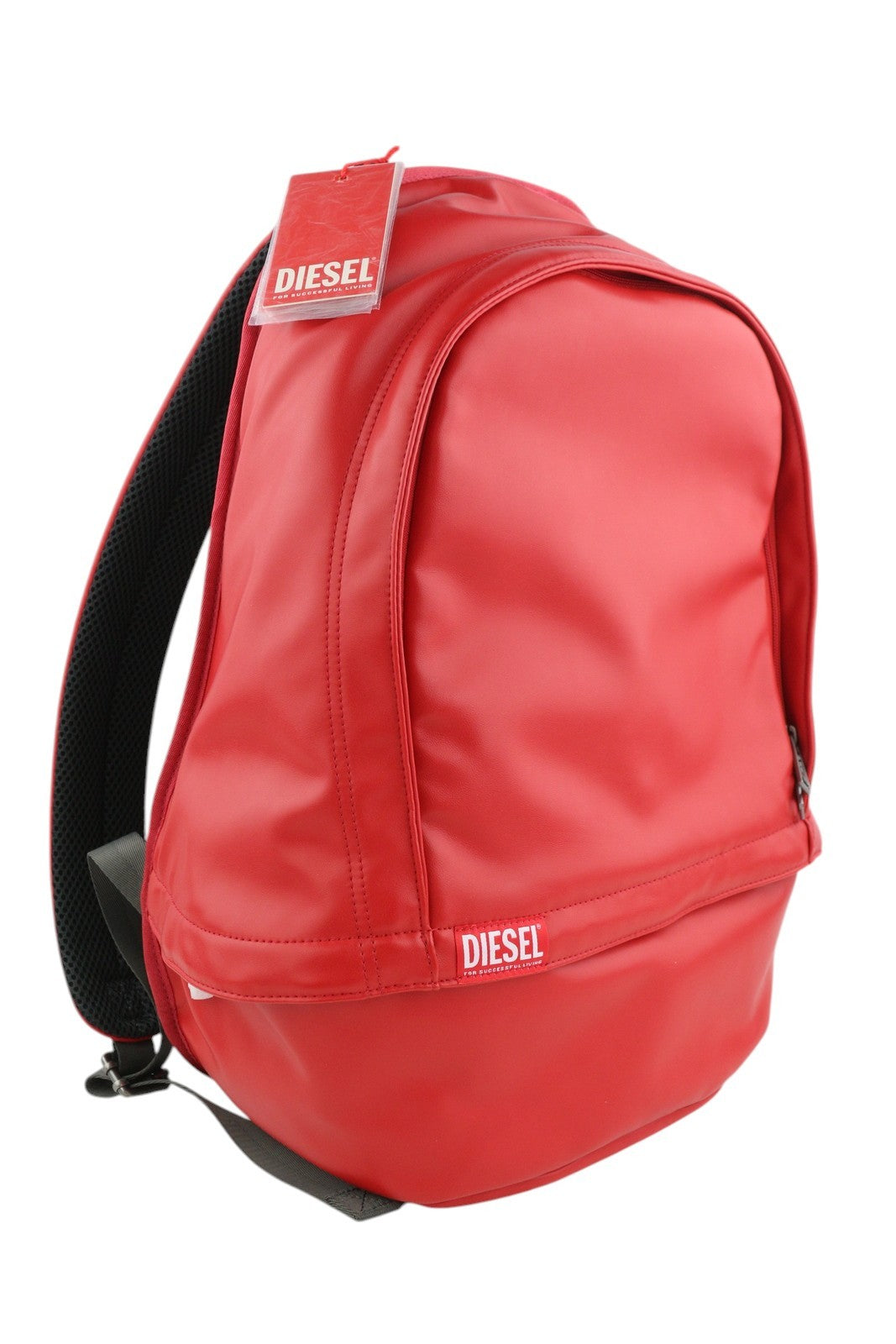 DIESEL Rave Berlyn Goa Men Bag OS Unisex Backpack Red Coated RRP€250
