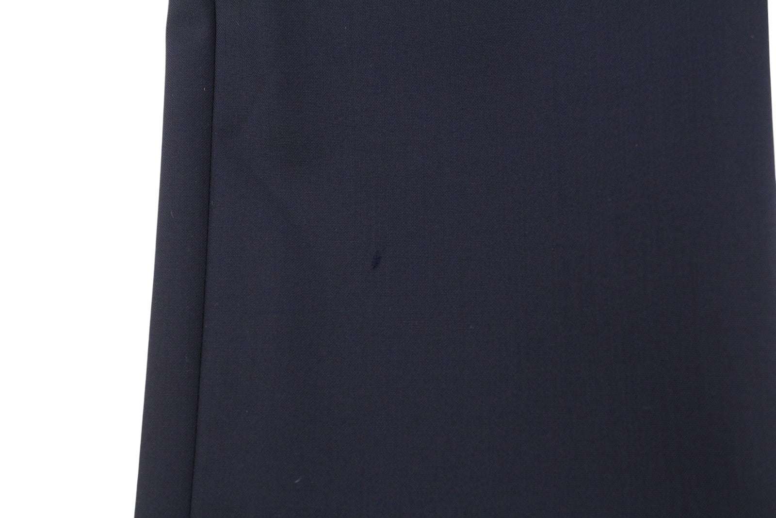 SUITSUPPLY Soho Turn-Up Men Trousers UK26 Dark Blue Pure Wool S120 Tapered Fit