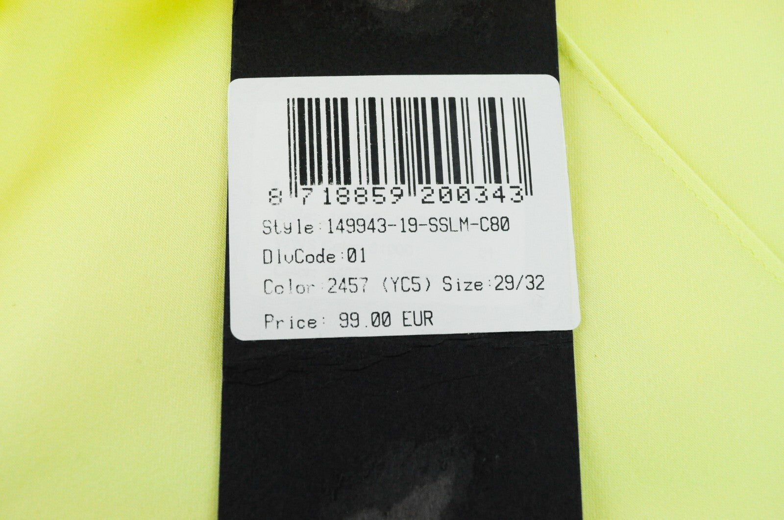 MAISON SCOTCH Women W29/L32 Yellow Chino Trousers Belted Stretch Pleated