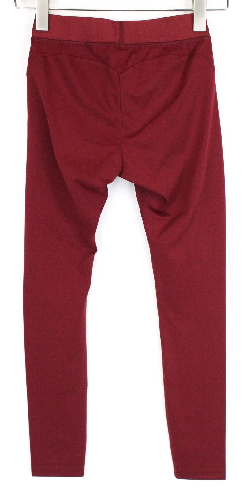 GYMSHARK Women Leggings S Red Stretch Waistband Focus Activewear