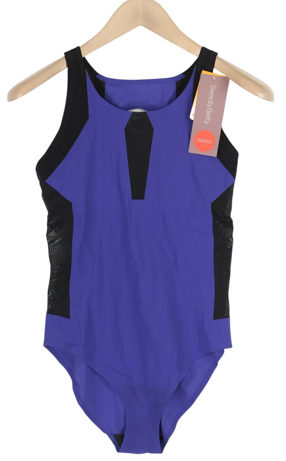 SWEATY BETTY Devant Dance Leotard Women's Jumpsuit M High Stretch Cut-Out Back