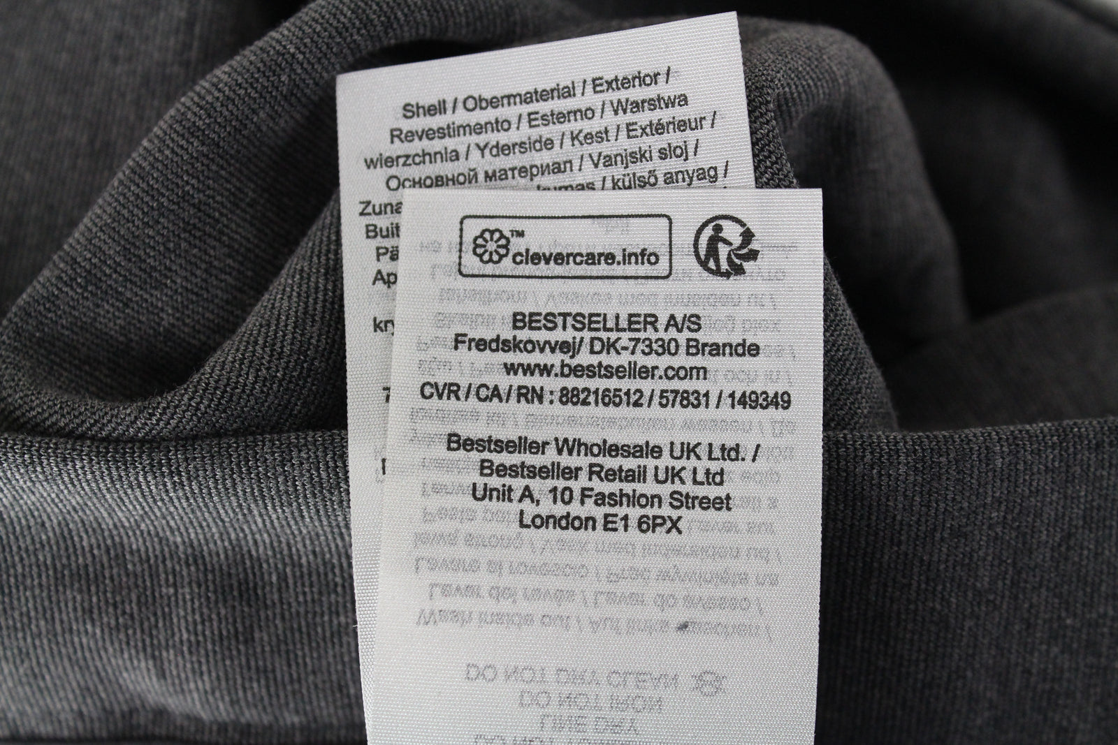 JACK & JONES Men Trousers W36/L32 Grey Stretch Pleated Jersey Slit Pockets_