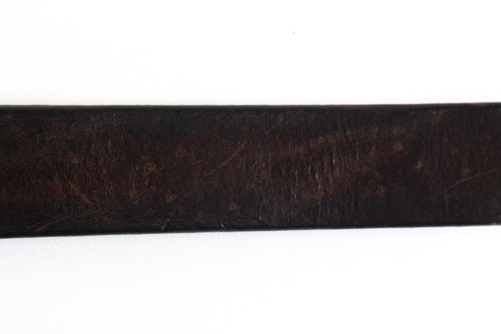 REPLAY Men Belt 100 cm Brown Plain Genuine Leather Buckled Cowhide