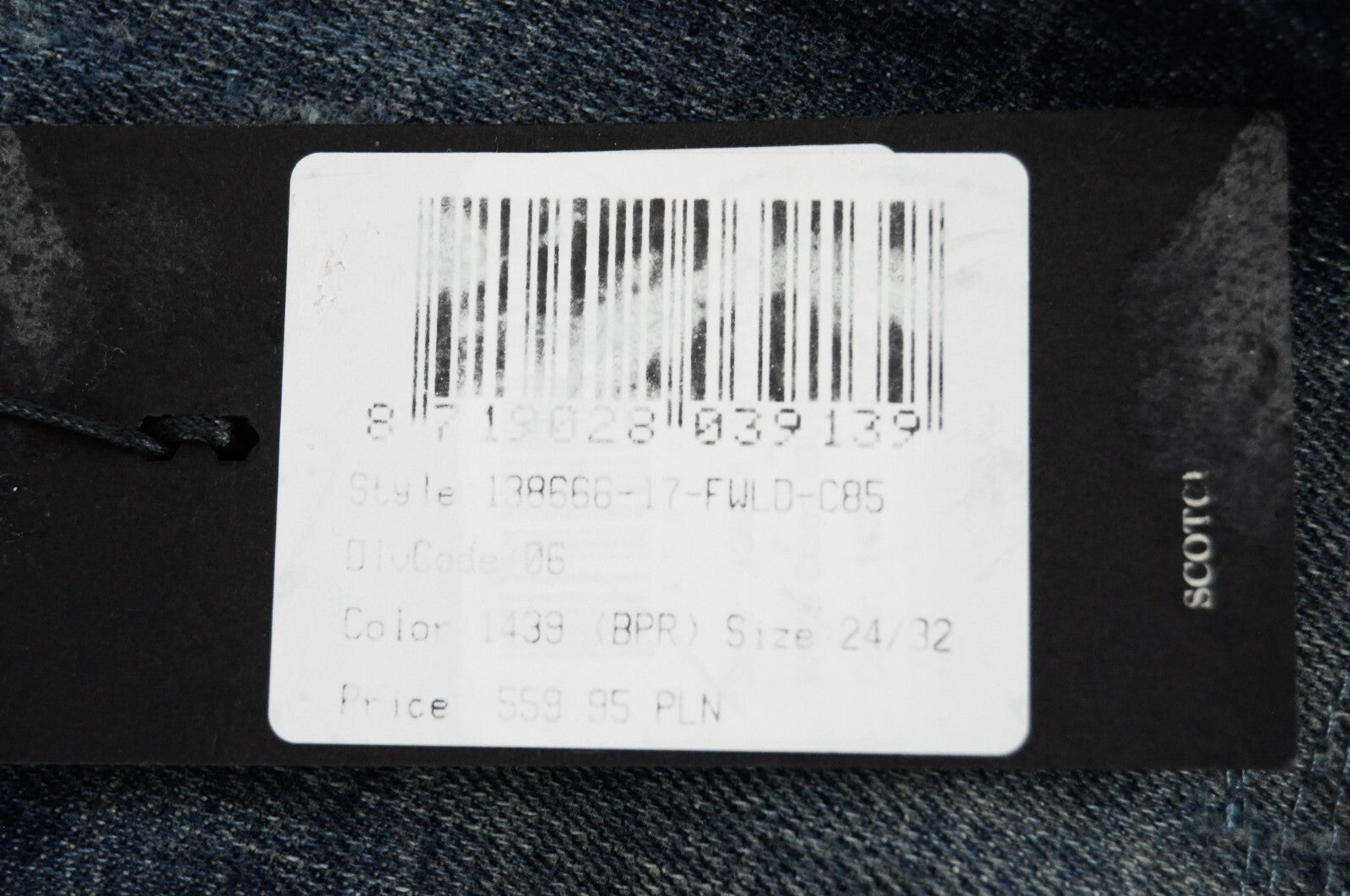 SCOTCH & SODA Women Jeans W24/L32 Slim Stretch Supreme Washed Blue