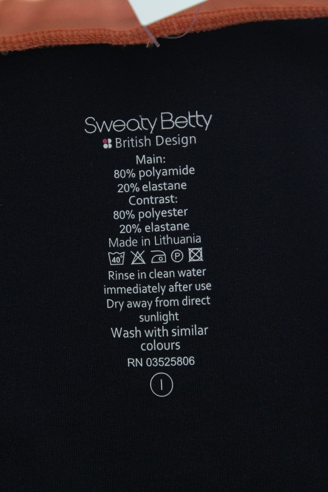 SWEATY BETTY Dive In Bikini Bottom L Blue Low Rise Women's Pool Beachwear