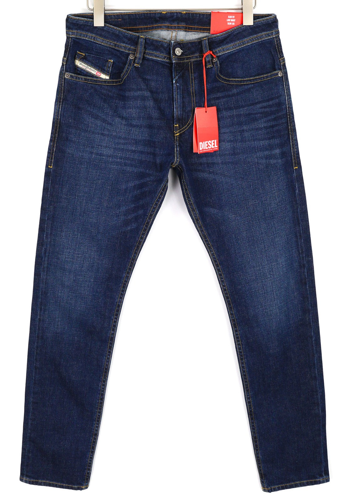 DIESEL Thommer-X R9B90 Men Jeans W33/L34 Slim Low Waist RRP€160 Blue