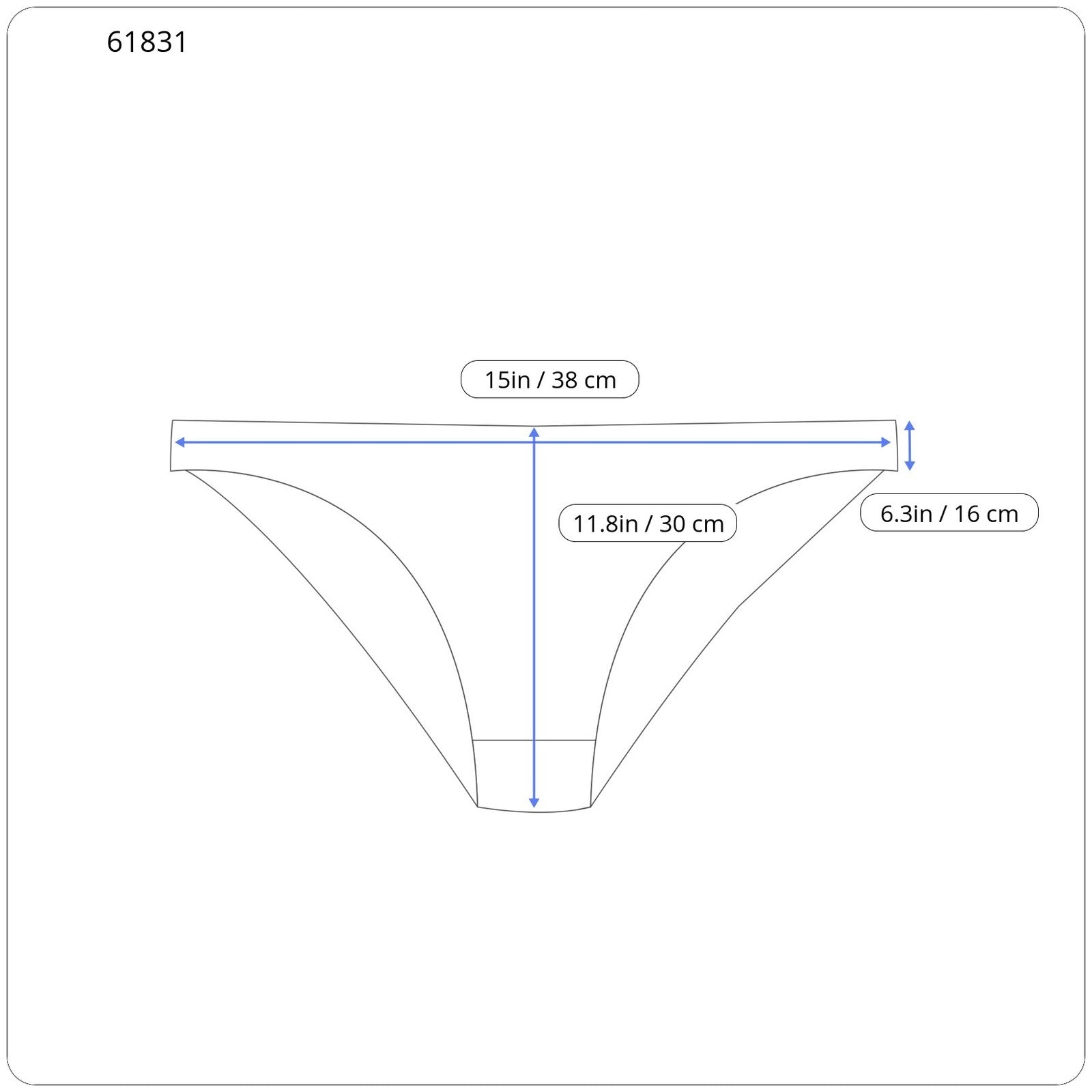 SWEATY BETTY Tranquility Retreat Swimwear M Black High-Waist 60s Bikini Bottom