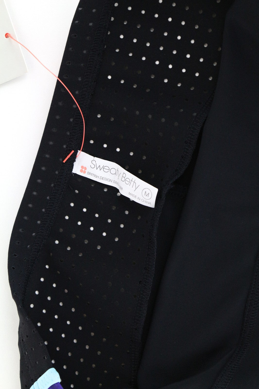 SWEATY BETTY Tranquility Retreat Swimwear M Black High-Waist 60s Bikini Bottom