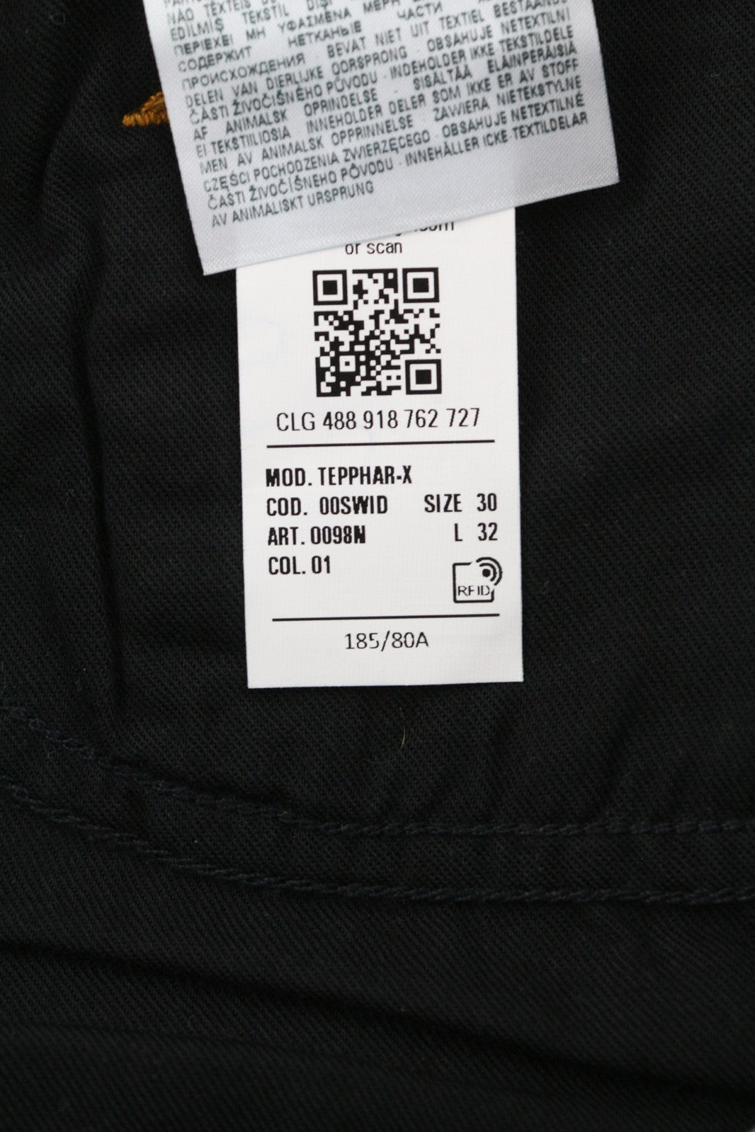 DIESEL Tepphar 0098N Men Jeans W30/L32 Slim Fit Stretch Ripped RRP200 Blue