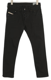 DIESEL Belther 0886Z Men Jeans W29/L32 Denim Black Regular Slim Tapered Stretch