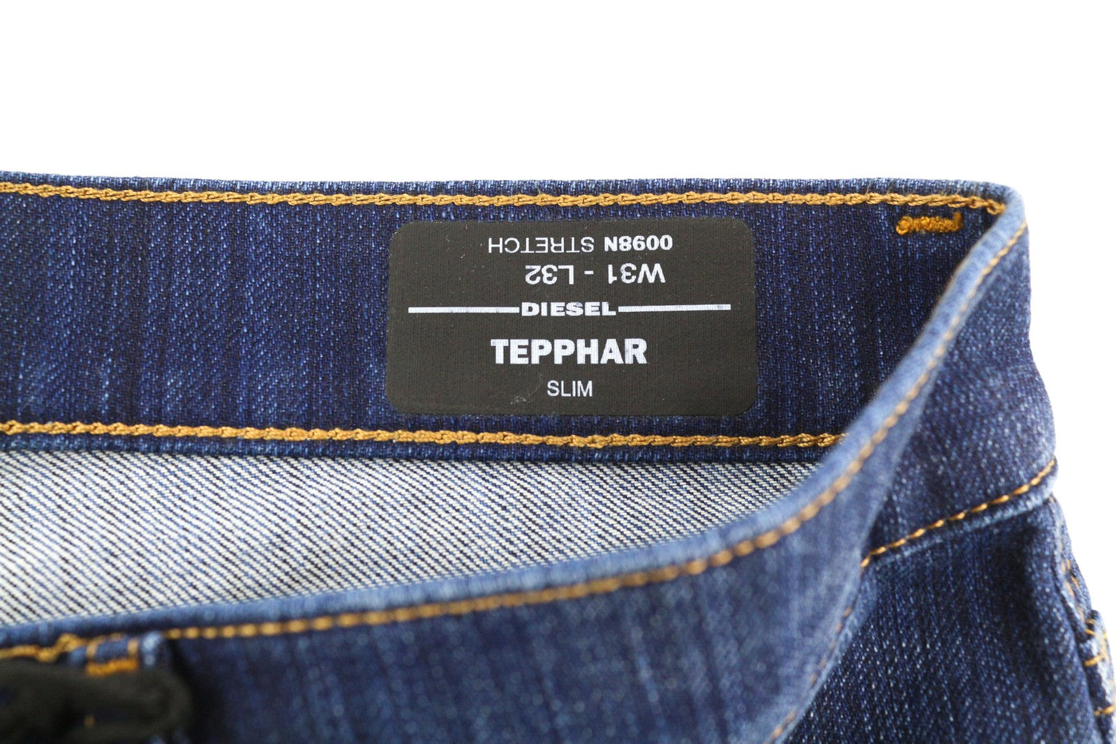 DIESEL Tepphar 0098N Men Jeans W31/L32 Slim Fit Stretch Ripped RRP€200 Blue