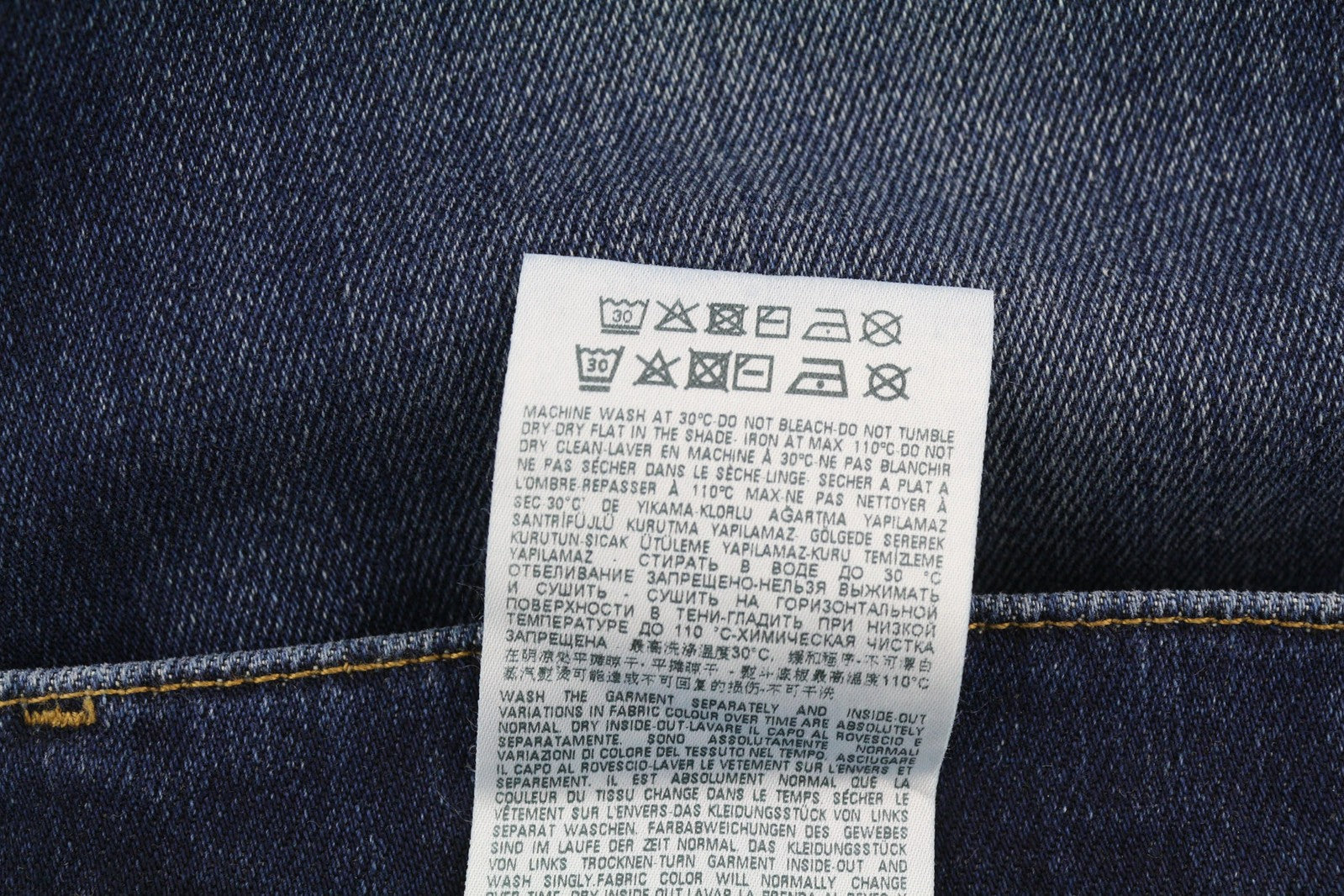 DIESEL D-Mihtry 009ML Men Jeans W30/L30 Straight Fit Stretch Washed Blue Logo