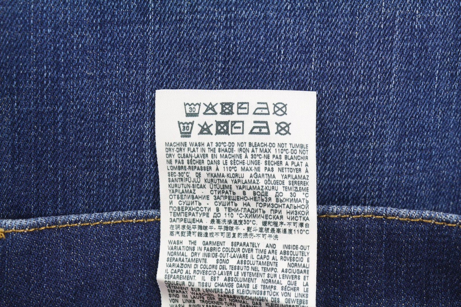 DIESEL D-Mihtry 009NN Men Jeans W30/L32 Straight Fit Stretch Washed Blue Logo