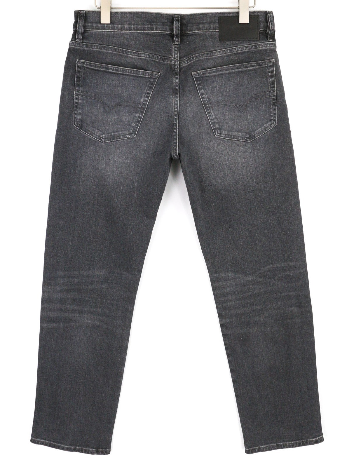 DIESEL D-Mihtry 0ELAX Men Jeans W32/L34 Straight Fit RRP€220 Washed Black