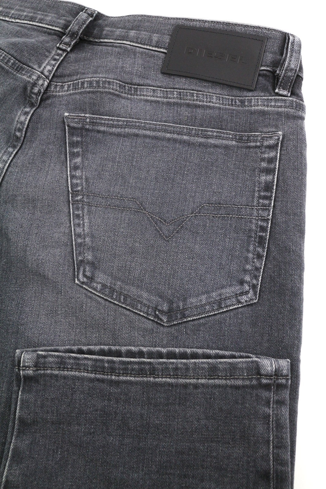 DIESEL D-Mihtry 0ELAX Men Jeans W32/L34 Straight Fit RRP€220 Washed Black