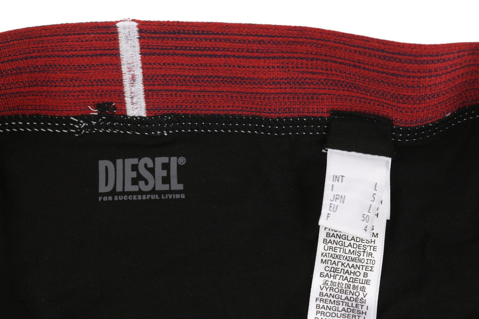 DIESEL Umbx-Damien Men Underwear L 3 Pack Elasticated Waistband Stretch Logo