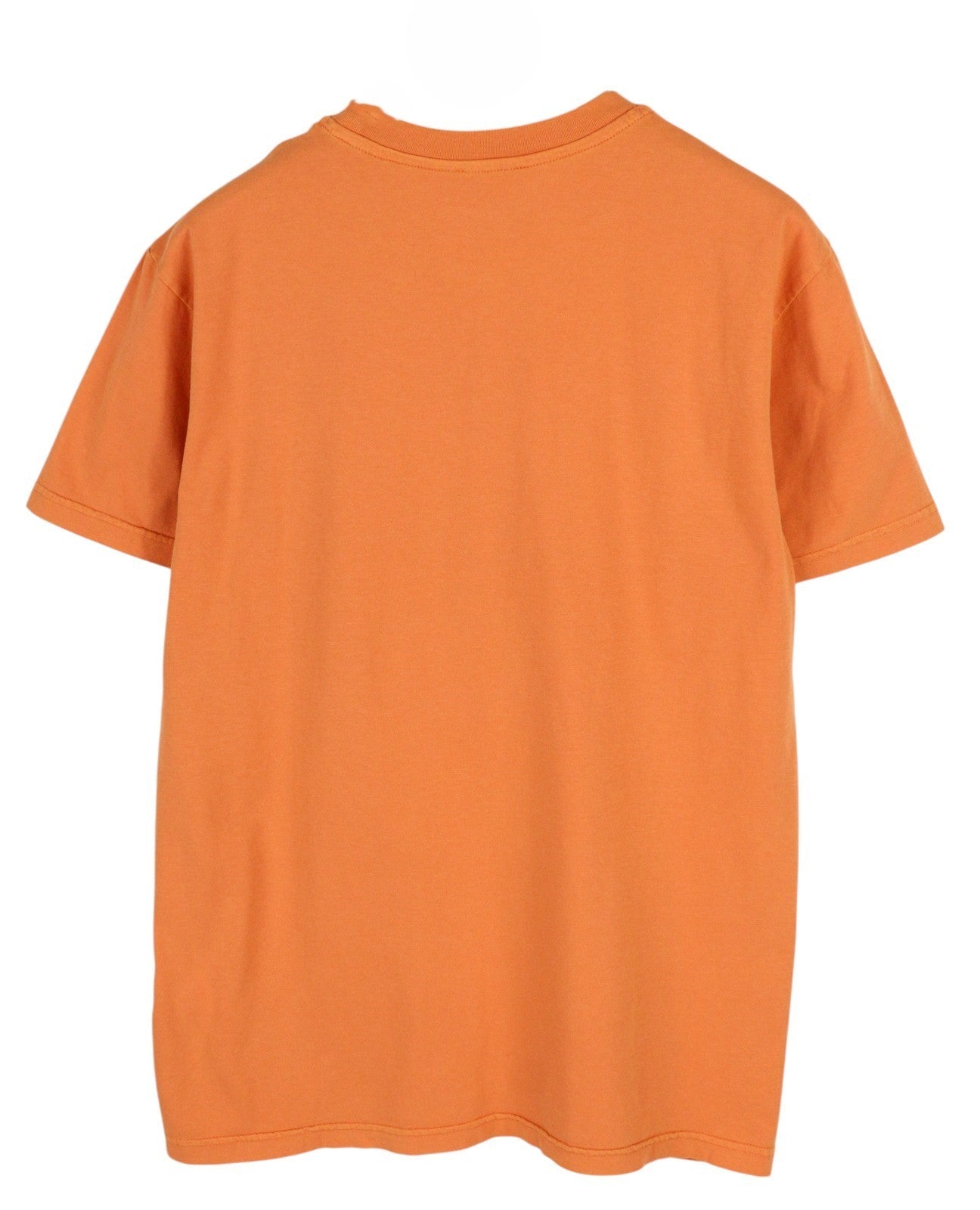 DIESEL T-Diegor-Ind Men T-Shirt XL Orange Short Sleeved Crew Collar Logo Tricot