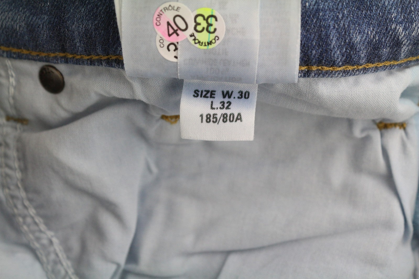 DIESEL D-Mihtry 009NF Men Jeans W30/L32 Straight Fit Stretch Buttoned Washed