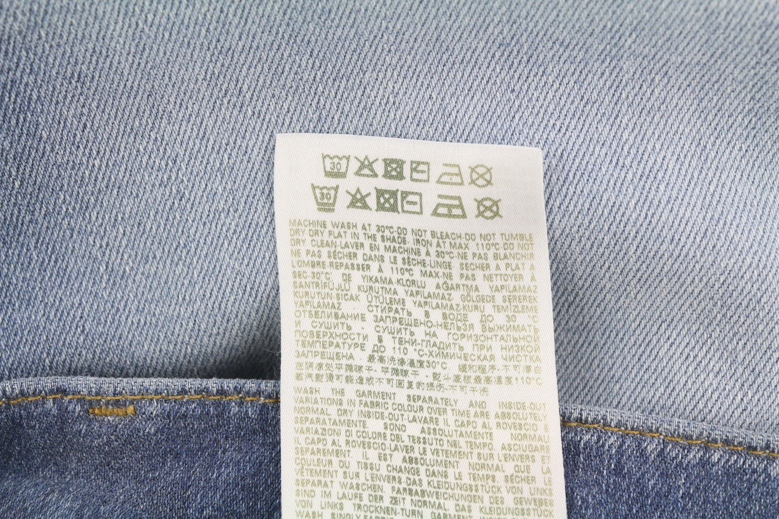 DIESEL D-Mihtry 009NF Men Jeans W32/L34 Straight Fit Stretch Buttoned Faded