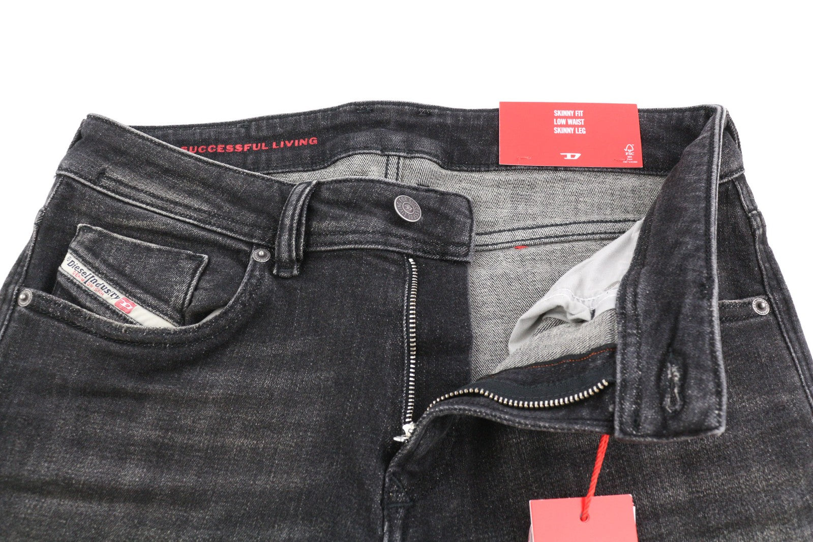 DIESEL 1979 Sleenker 09D88 Men Jeans W30/L30 Skinny Fit Low Waist Skinny RRP€225