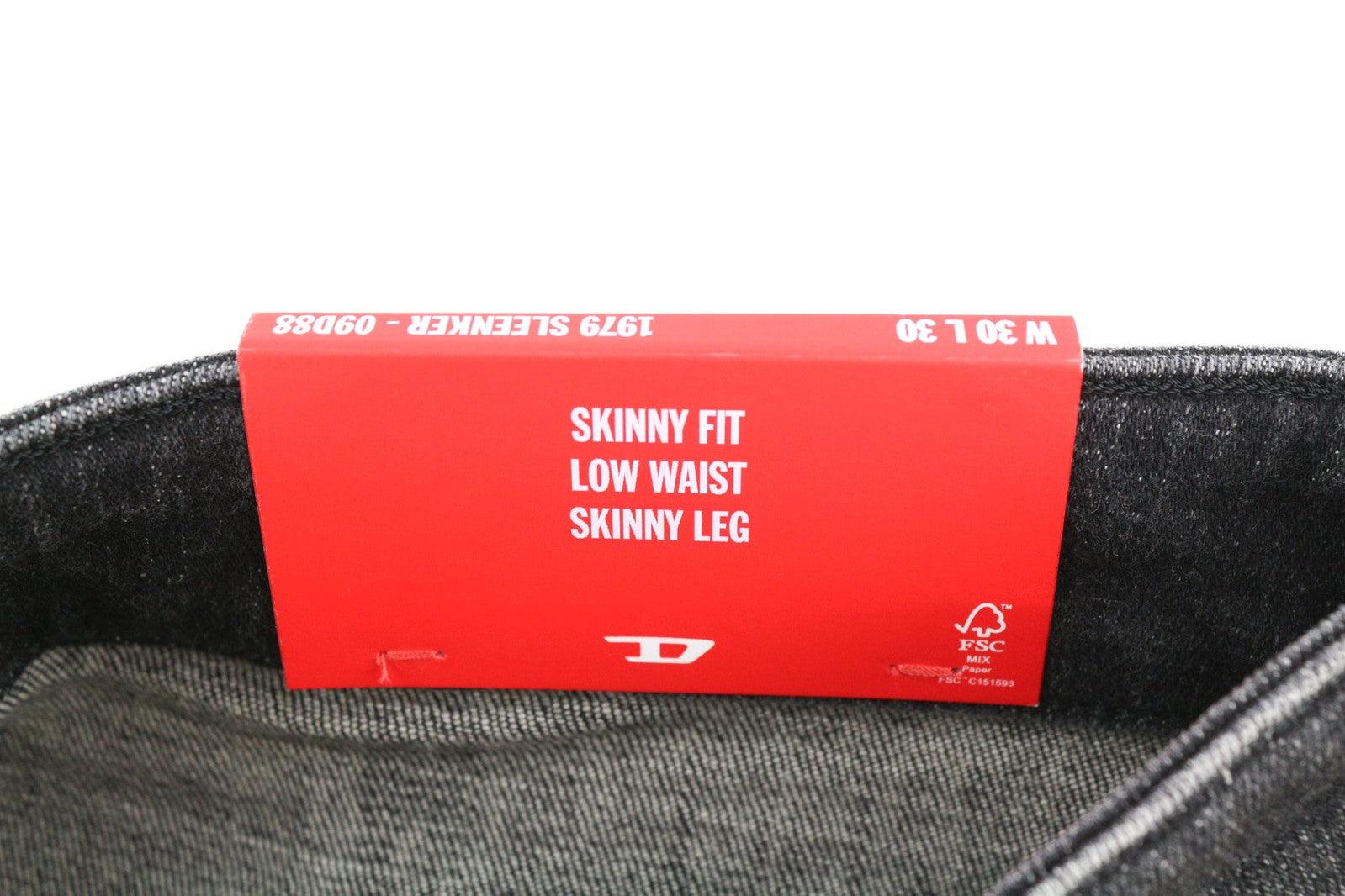 DIESEL 1979 Sleenker 09D88 Men Jeans W30/L30 Skinny Fit Low Waist Skinny RRP€225