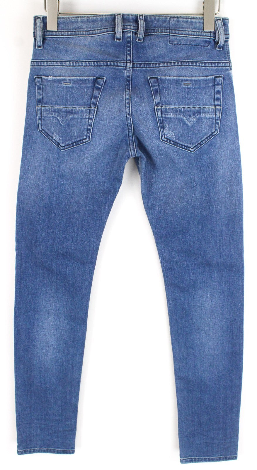 DIESEL Thommer 083AX vyriški džinsai W28/L32 Slim skalbtos medvilnės tamprės mėlyni 