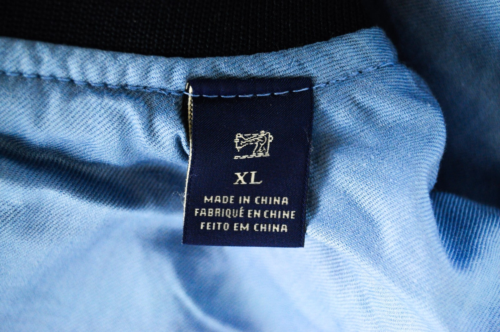 SCOTCH & SODA Men Jacket XL Linen Cotton Bomber Palm Print Light Blue