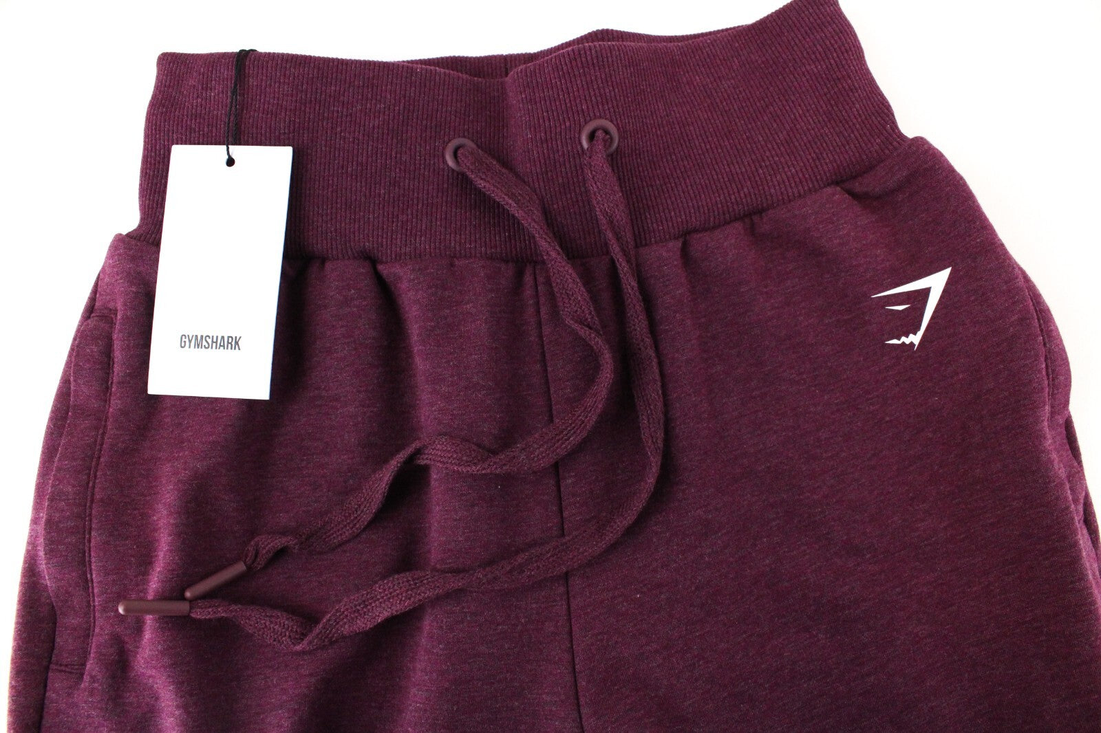 GYMSHARK Ark Women Sport Trousers S Purple High Waist Logo Activewear Capri