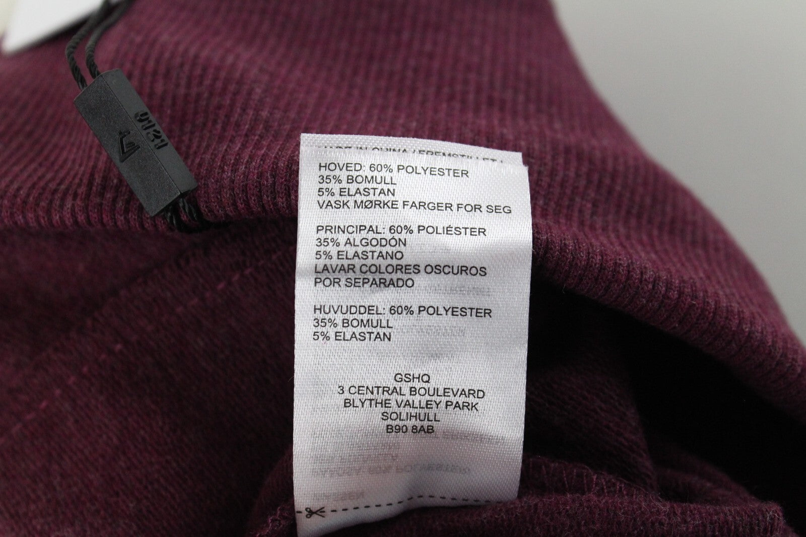 GYMSHARK Ark Women Sport Trousers S Purple High Waist Logo Activewear Capri