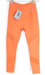 GYMSHARK Pro Perform Women Leggings S Orange Stretch Logo Activewear