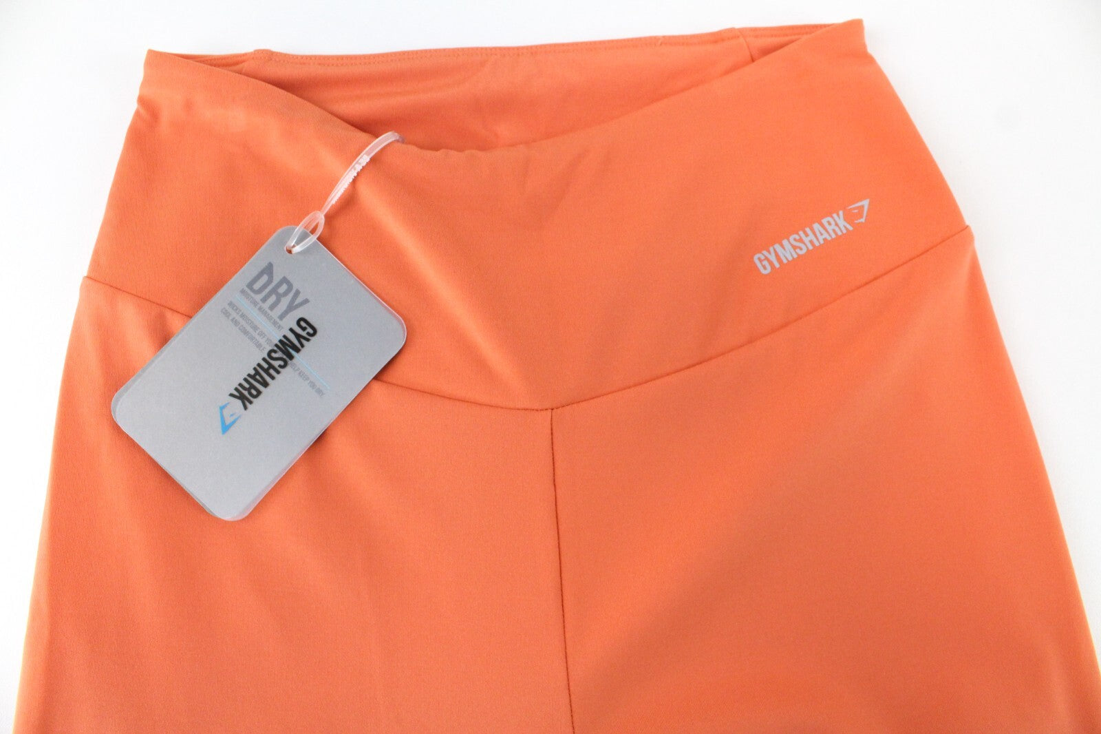 GYMSHARK Pro Perform Women Leggings S Orange Stretch Logo Activewear