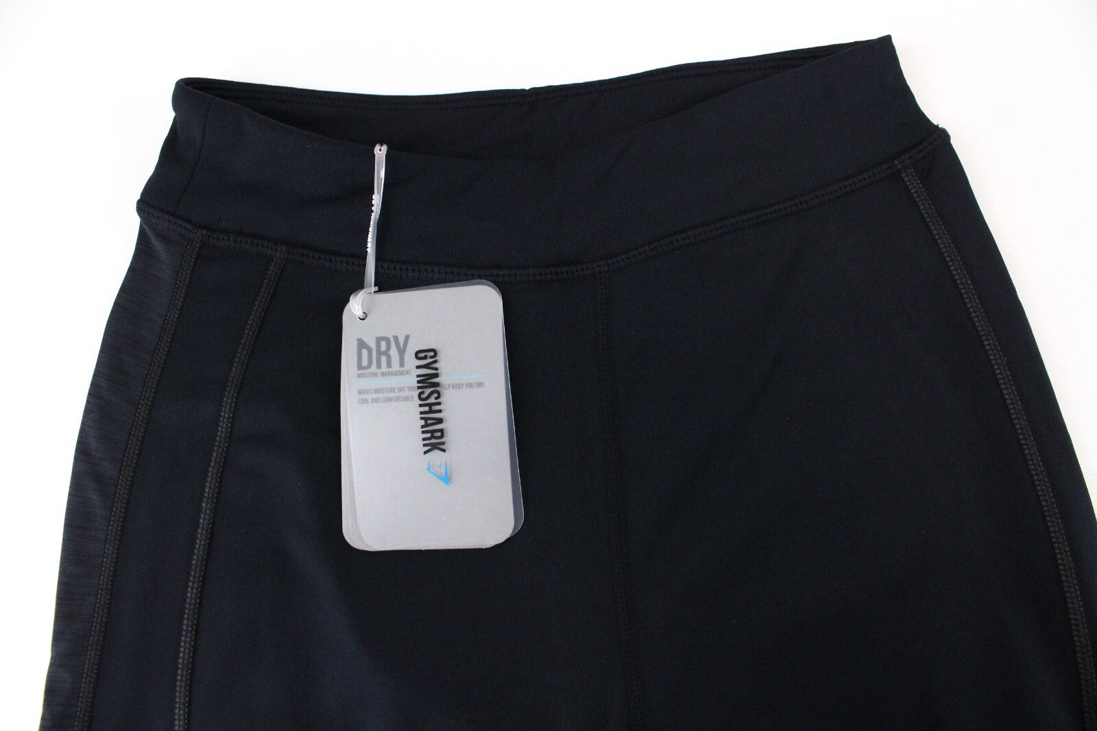 GYMSHARK Winter Running Women Leggings S Black Stretch Logo Activewear