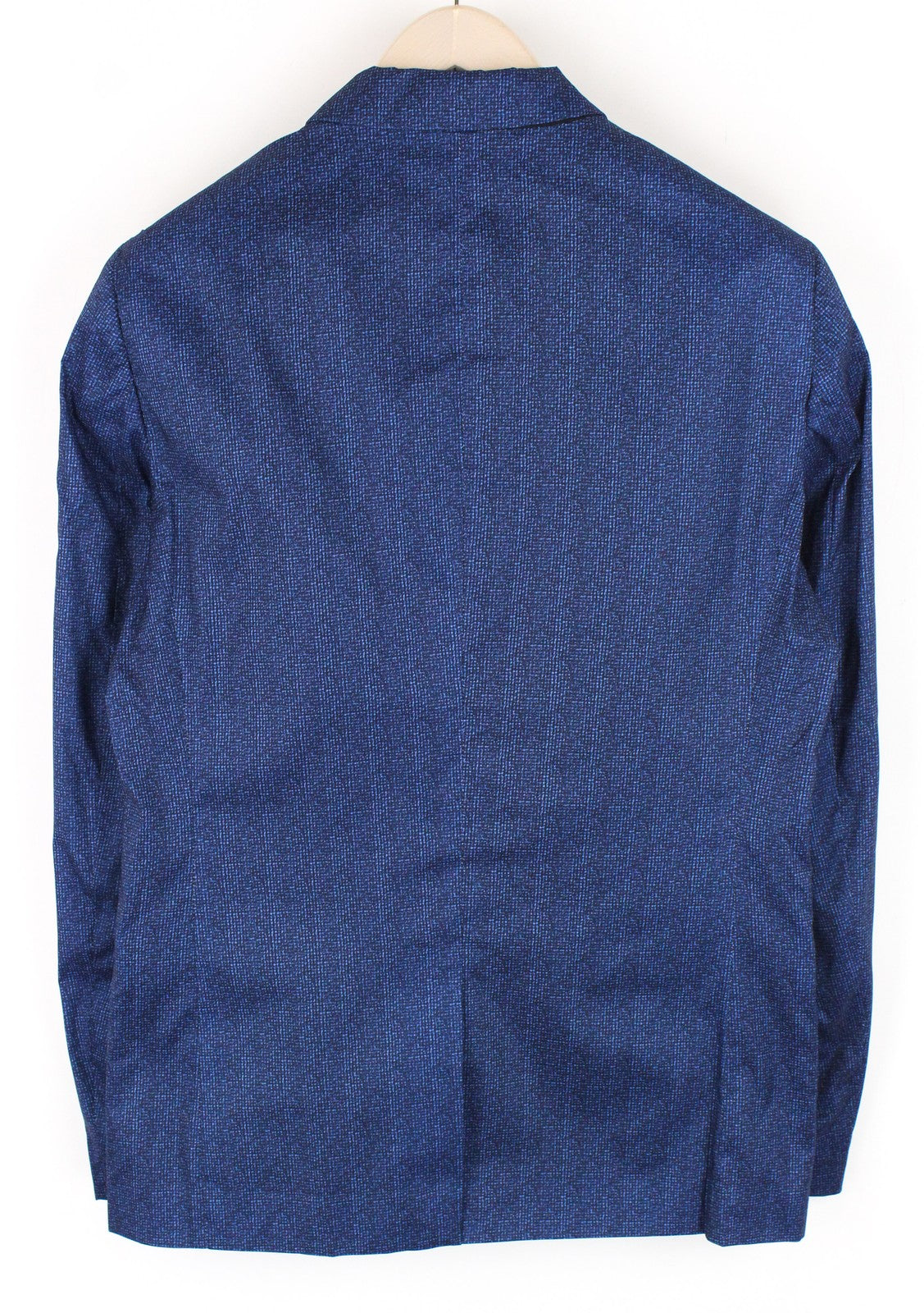 SCOTCH & SODA Ams Couture Men's Blazer ~L Blue Patterned Single Breasted Notch